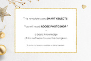 Christmas Card Template Photographer, a Card Template by Nifty Template Studio (Thumbnail 9 of 10)