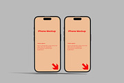 IPHONE MOCKUP, an iPhone Mockup by safrizalstudio (Thumbnail 1 of 4)