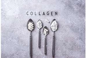 Collagen powder and pills. Healthy, a Health & Medical Photo by Yulia Furman