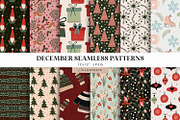 Festive Christmas Pattern Pack, a Pattern Graphic by illuztrate (Thumbnail 1 of 5)