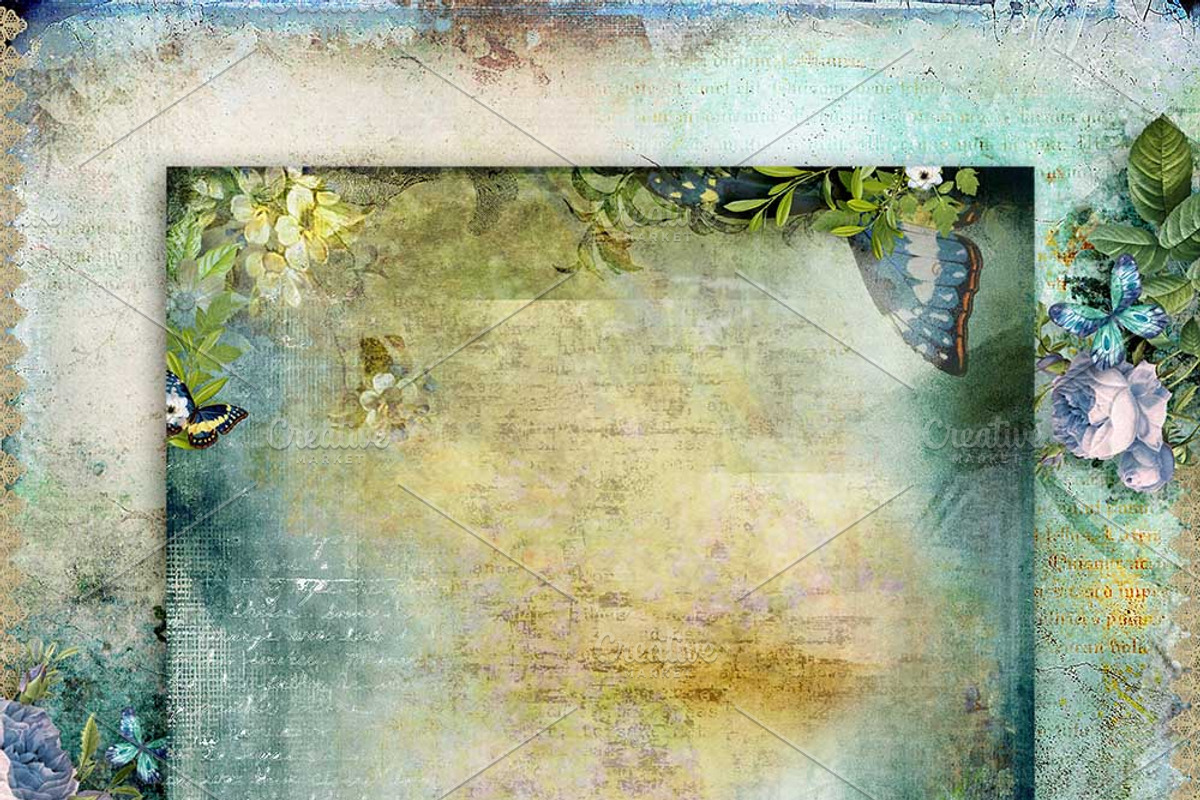 Cottage Memoirs Art Papers, a Texture Graphic by TheUrbanLine (Photo 4 of 4)
