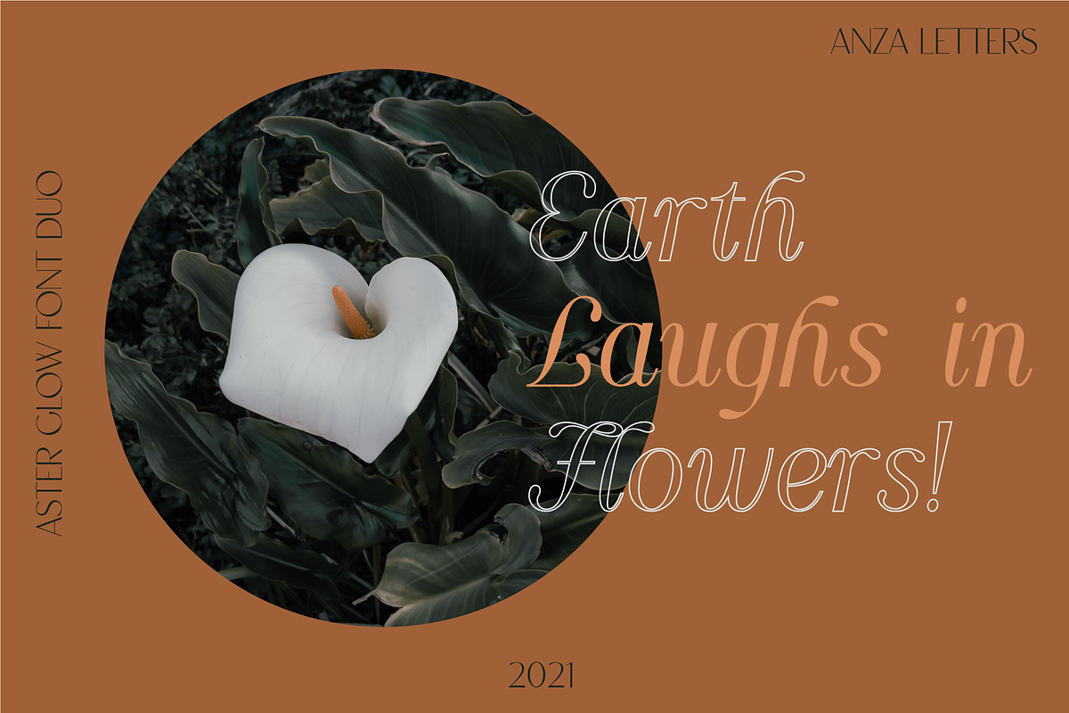 Aster Glow | Spring font duo, a Sans Serif Font by Anna Zakharchenko (Photo 12 of 19)
