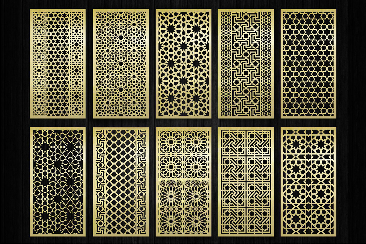 Panels with Arabic Moroccan pattern, a Graphic by CncCutModel (Photo 2 of 3)