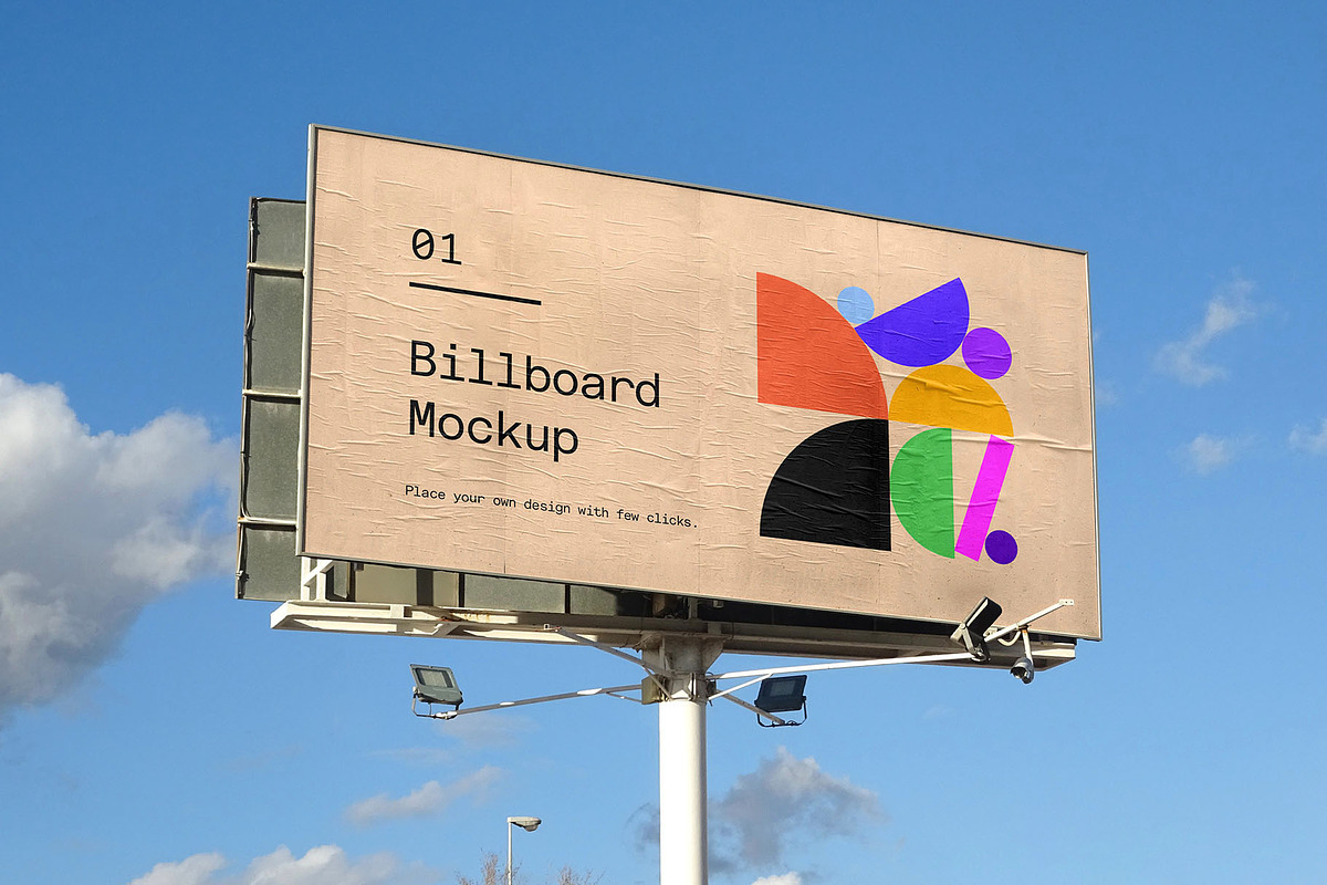 Billboard Poster Street Mockup, an Advertising Mockup by Asylab (Photo 1 of 5)