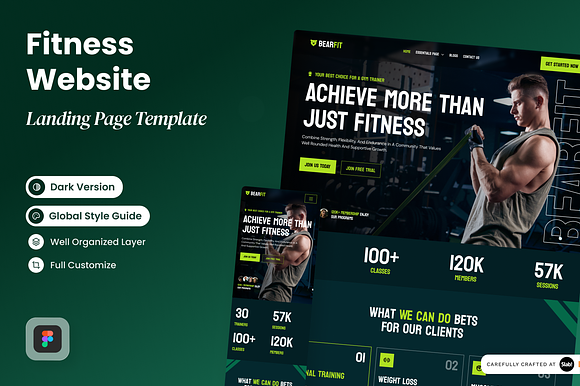 BearFit - Fitness Website preview 5