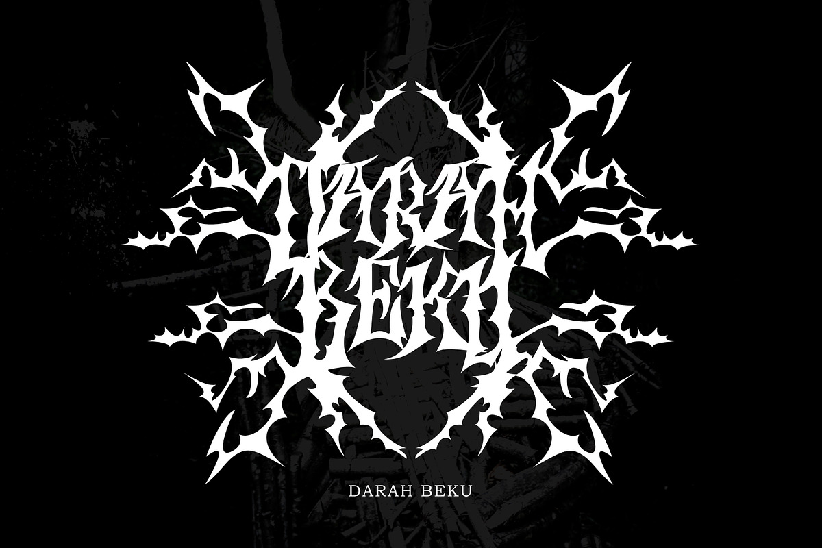 Morse - Black Metal Font, a Blackletter Font by tebaltipislab (Photo 2 of 8)