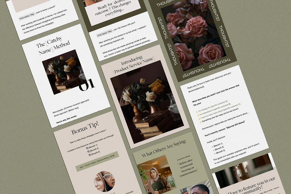 Flodesk Welcome Email Sequence, an Email Template by Meteor Street Studio