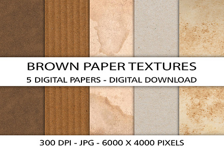 Old brown paper texture background, an Abstract Photo by AdriOP