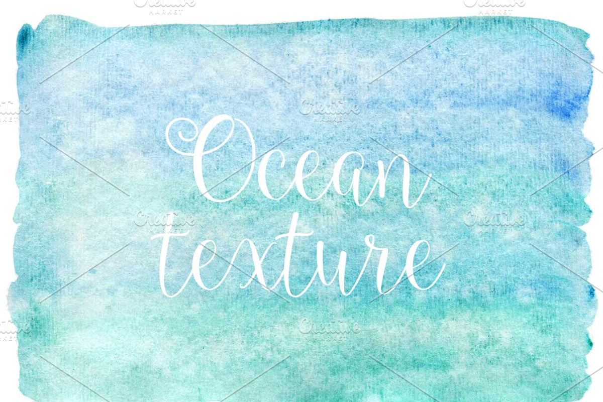 Water watercolor texture, a Texture Graphic by Inna Vinchenko Designs (Photo 1 of 2)