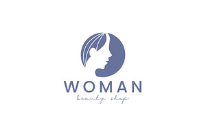 Woman logo vector icon illustration, a Branding & Logo Template by Dyn Studio