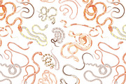 Snakes set and seamless, an Animal Illustration by Good Studio (Thumbnail 5 of 10)