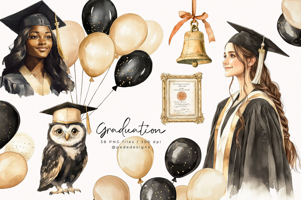 Graduation, an Illustration by PeDe Designs (Photo 6 of 25)