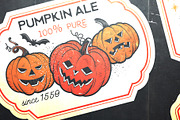 Halloween Bottle Labels, a Food Illustration by Moloko88 (Thumbnail 5 of 7)
