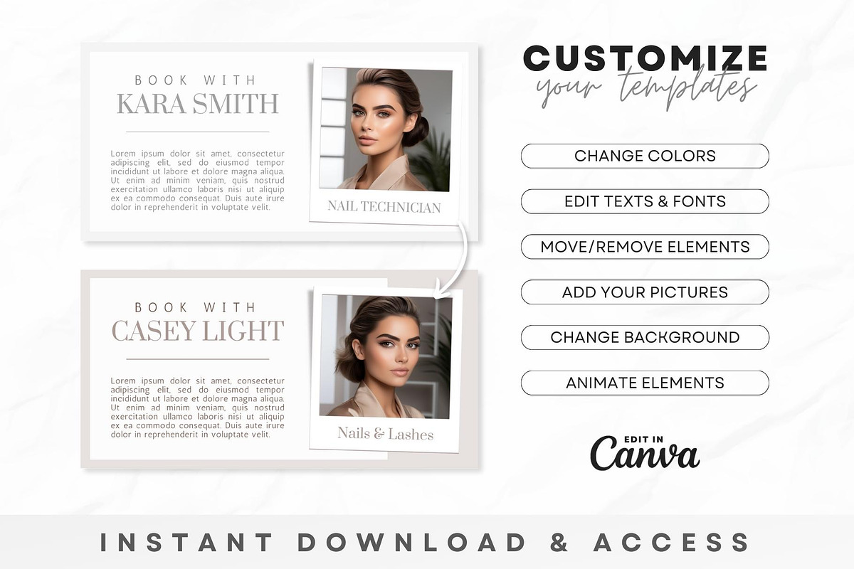 Nail Tech Acuity Scheduling • Canva, a Websites & App Template by OniriqveDesigns (Photo 4 of 8)