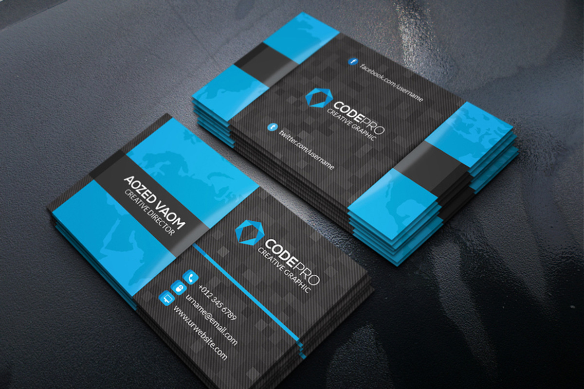 Corporate Business card, a Business Card Template by xnorpix (Photo 2 of 2)