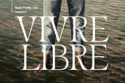 TAN - VIVRE LIBRE, a Serif Font by TanType (Thumbnail 1 of 17)
