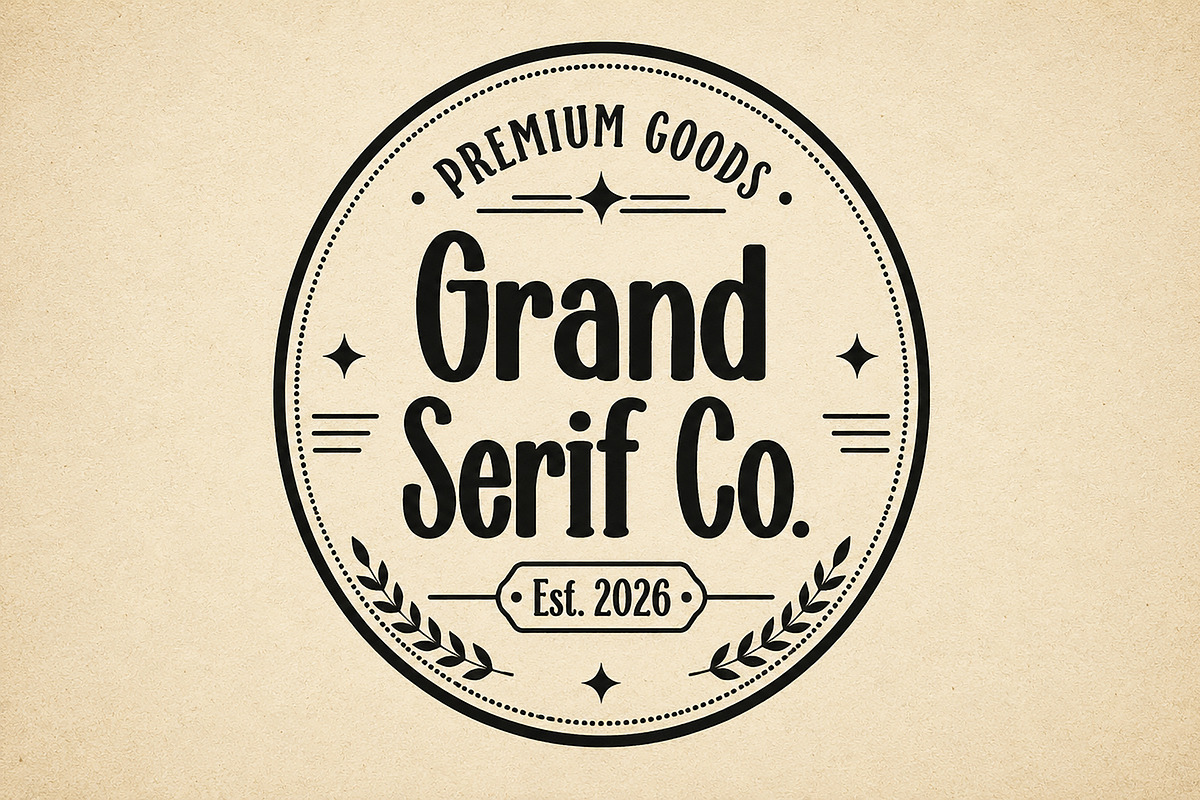 Grand Serif, a Script Font by Wow Magic (Photo 5 of 5)