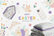 Easter & Spring Floral Collection, a Decorative Illustration by RinSo_art (Thumbnail 1 of 12)