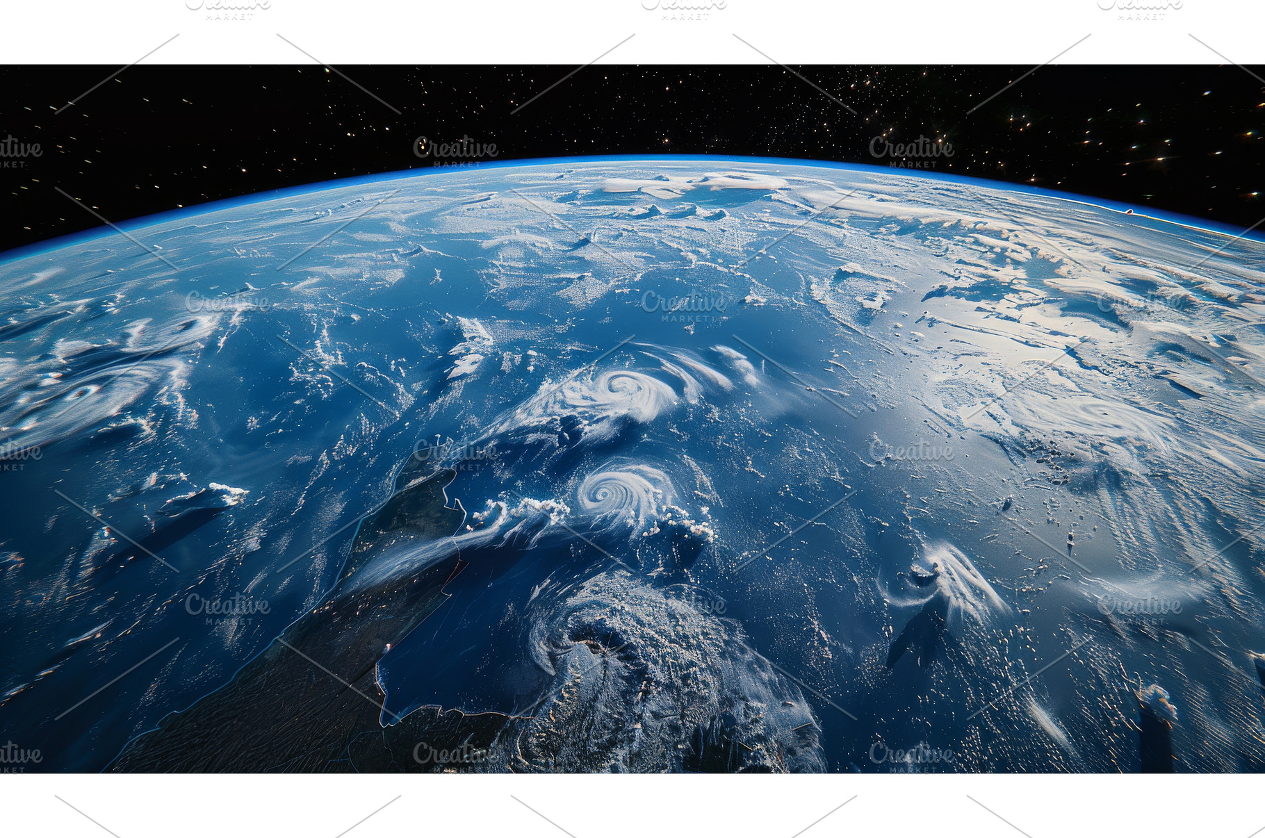 Earth Viewed From Space, a Technology Photo by Goinyk