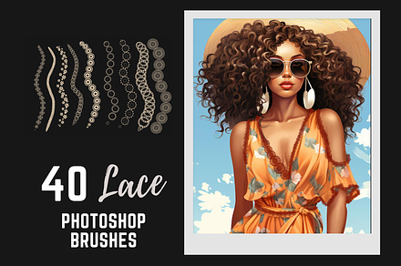 40 Photoshop Lace Brushes