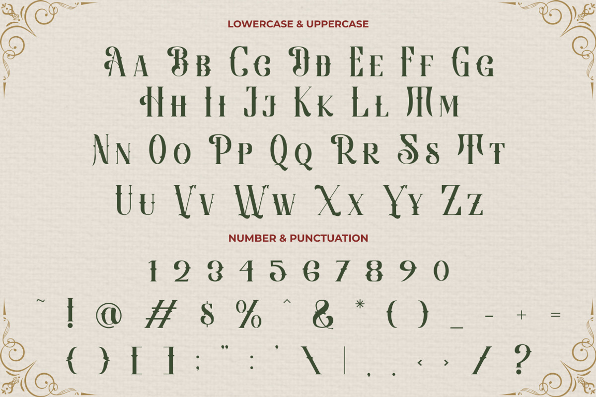 Vintage Binary - Display Typeface Fo, a Blackletter Font by PutraCetol Studio (Photo 9 of 12)