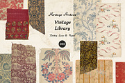 VINTAGE LIBRARY Textile, Lace, Paper, an Object Graphic by Lana Elanor (Thumbnail 11 of 14)