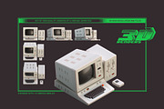 Vintage Computer PNG Set, an Object Graphic by Gleb Guralnyk (Thumbnail 1 of 3)