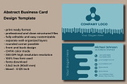 Abstract Business Card Design, a Business Card Template by Kseniya-Omega (Thumbnail 2 of 4)