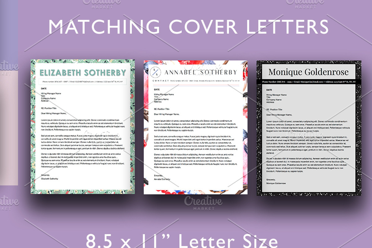 3 Beautiful Resume Designs Bundle, a Resume Template by Stand Out Shop (Photo 5 of 5)