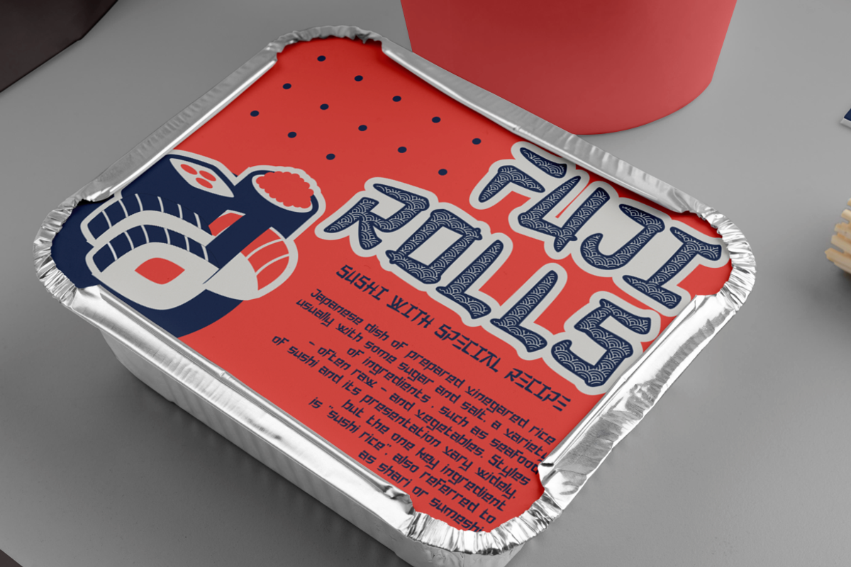 Sushi Fusion - Asian Theme Font, a Font by PutraCetol Studio (Photo 8 of 11)