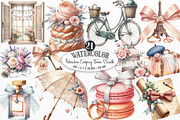 Parisian Just Married Clipart, an Illustration by Designking (Thumbnail 1 of 4)