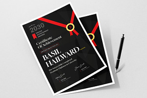 Graduation Certificate Template, a Stationery Template by ContestDesign