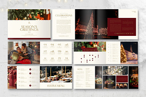 Christmas Holiday Brochure Template