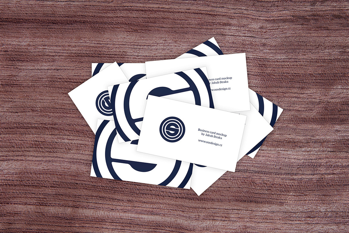 Business cards mockup, a Print Template by OOS Design (Photo 6 of 8)