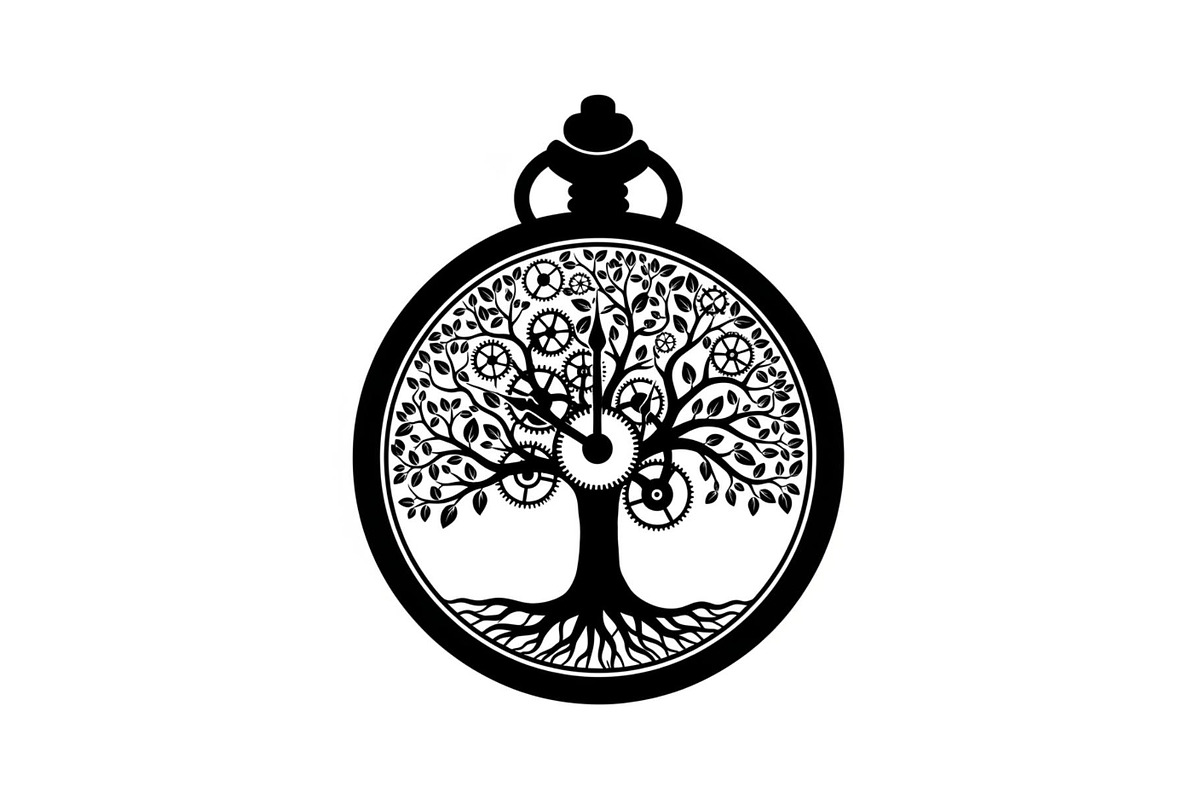 Steampunk Tree of Life Symbol Bundle, an Illustration by yasushie (Photo 20 of 31)