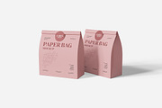 Paper Bag With Label Mockup, a Product Mockup by Indah (Thumbnail 2 of 6)