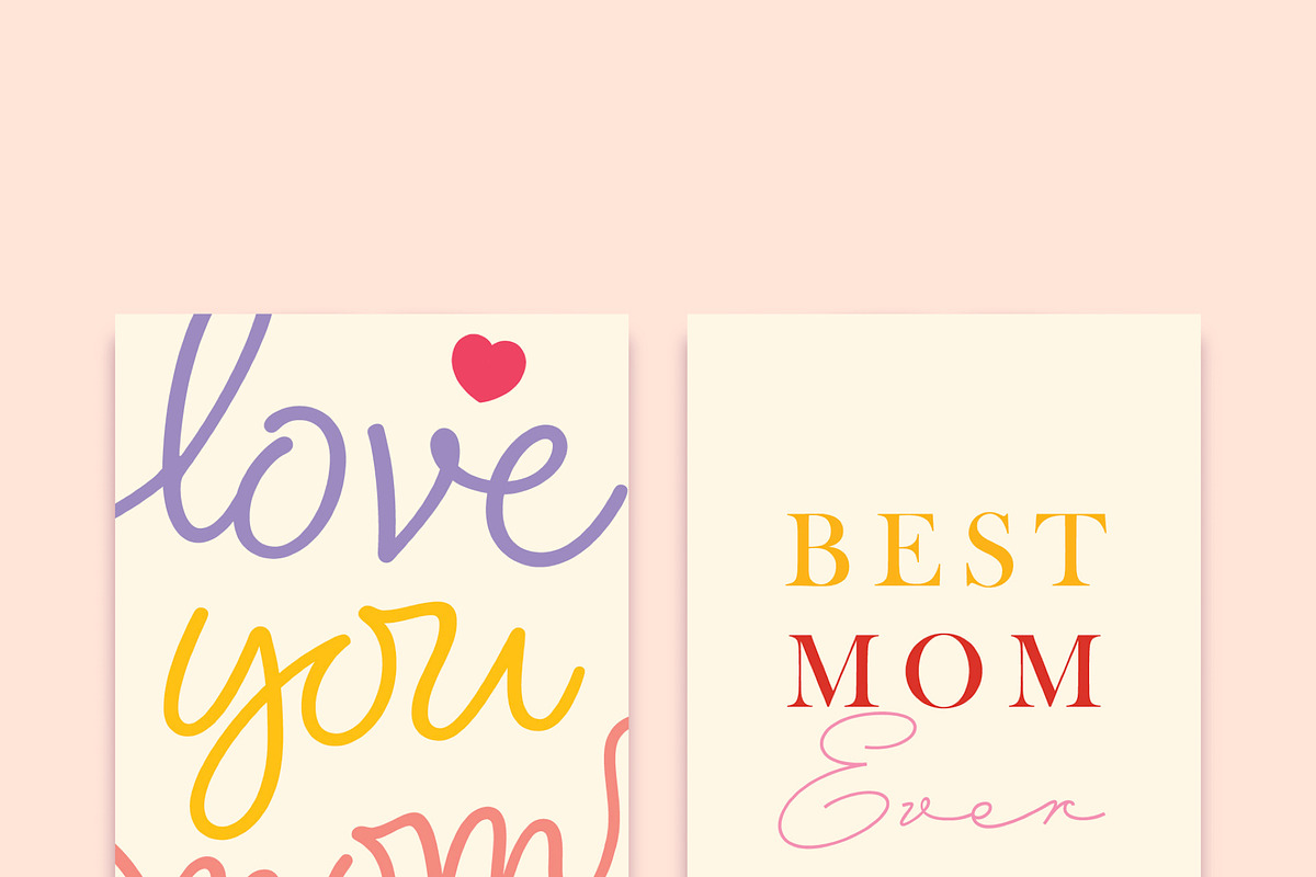 Mothers Day Greeting Cards, a Card Template by Juan ePrint Shop (Photo 2 of 2)
