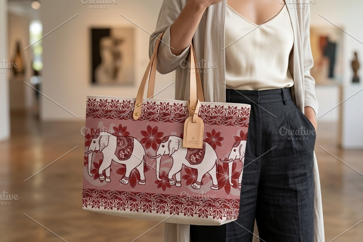 Cute Elephant Patterns, a Pattern Graphic by ThaiByGaew (Photo 6 of 6)