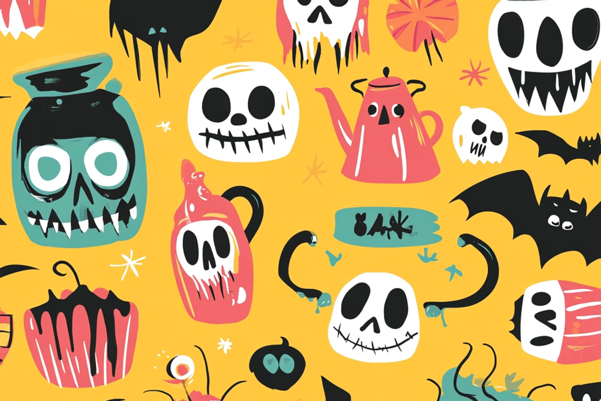 Halloween-themed Digital Paper, a Background Graphic by Printable Treasure (Photo 4 of 4)