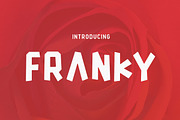 Sale 40% OFF - Franky, a Font by FactoryType Studio (Thumbnail 1 of 5)