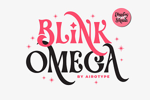 Blink Omega - Swash Serif Font, a Serif Font by Airotype