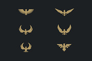 60 Vector Eagles + Bonus, an Object Graphic by Damien (Thumbnail 2 of 11)
