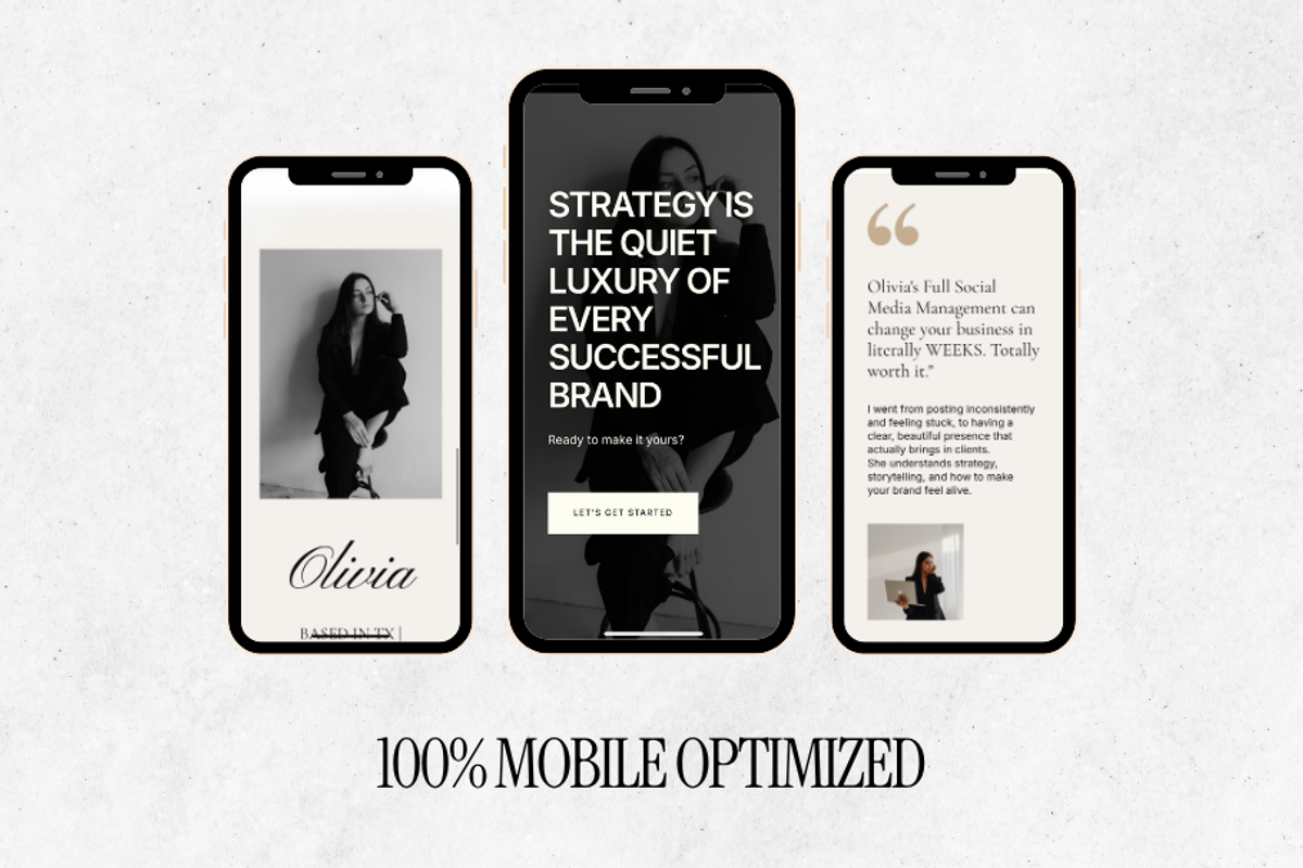 Showit Website Template for SMM preview 3