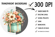 Mother’s Day Gift Box Clipart, an Illustration by Craft Nest (Thumbnail 2 of 6)