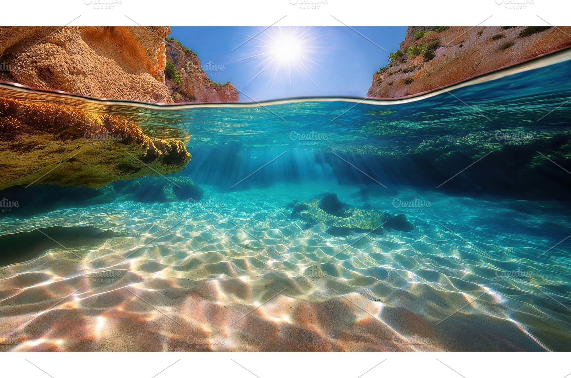 Underwater view with sunlight and, a Nature Photo by Igor Tichonow