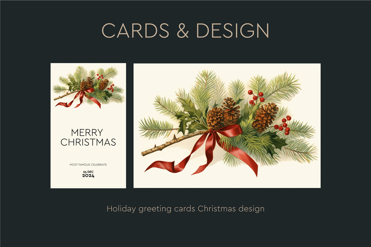Christmas Patterns & Motifs, a Pattern Graphic by PREMIUMVECTOR (Photo 7 of 8)