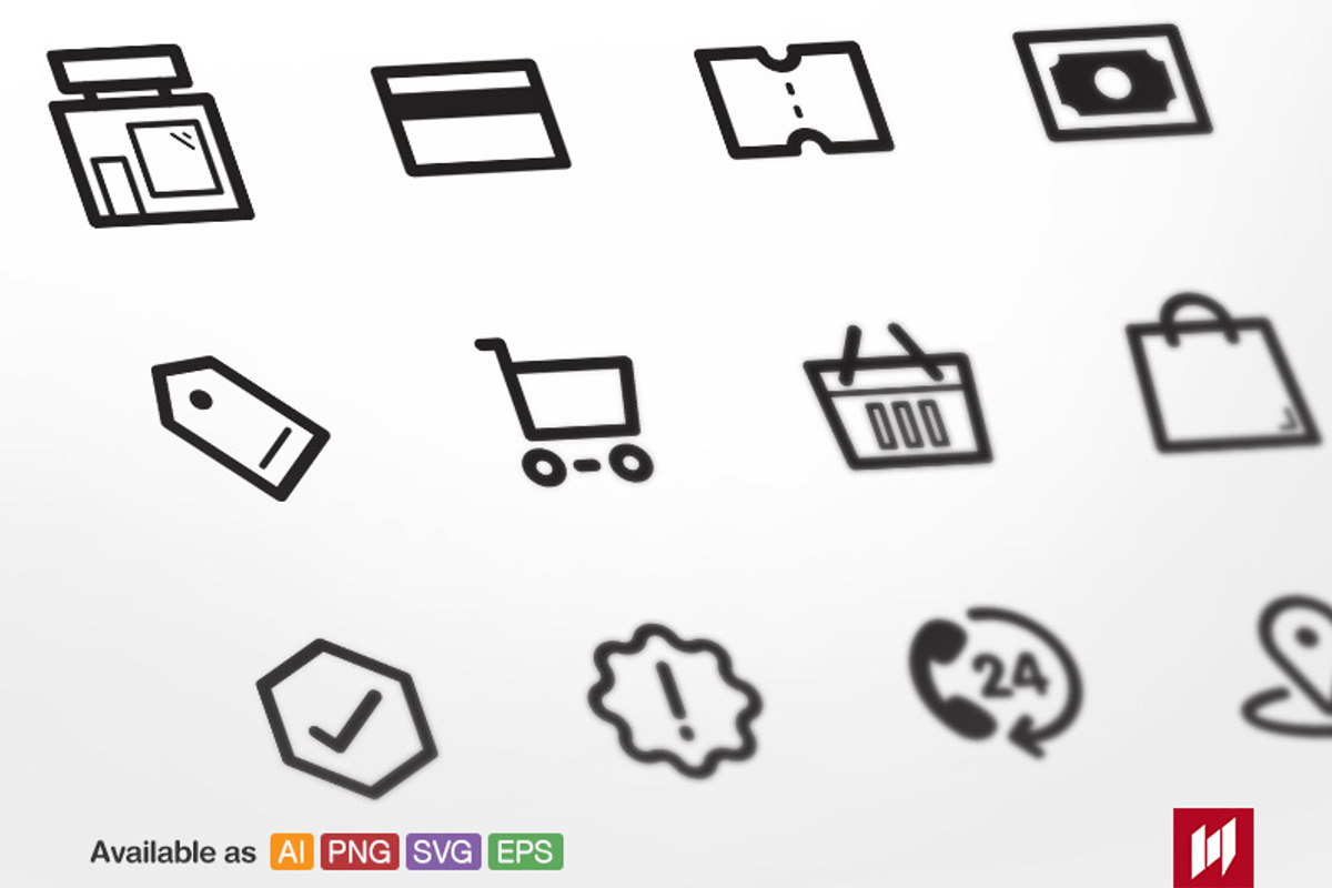 Shopping icons, an Icon by NAS (Photo 2 of 2)