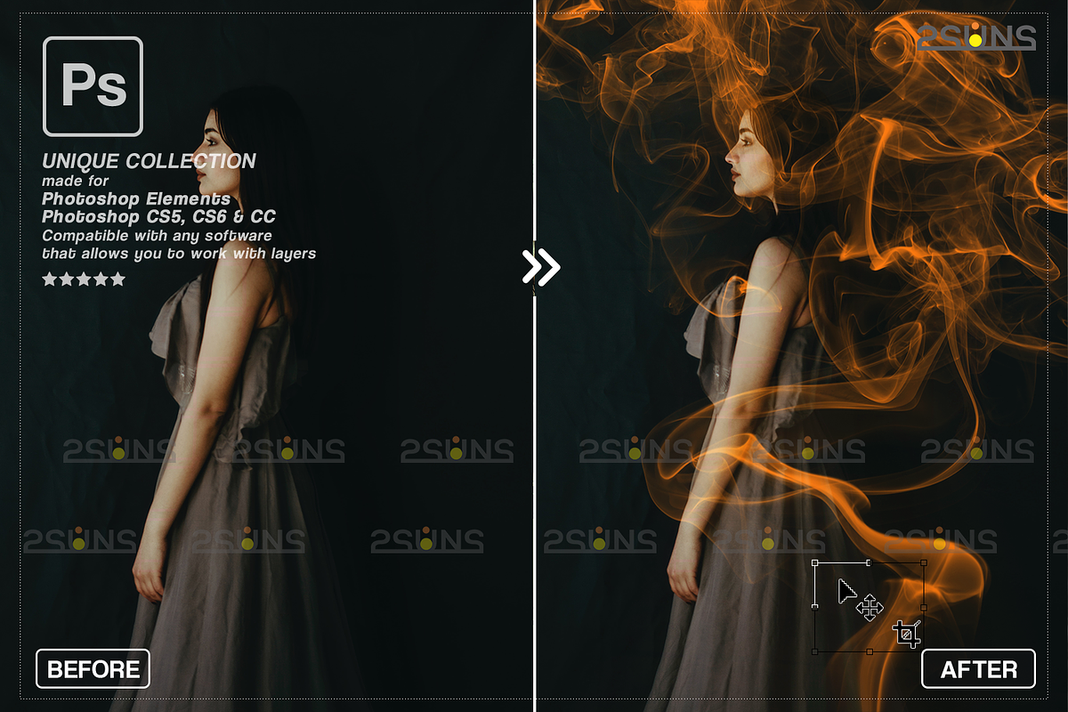 White smoke photo overlay, Fog, an Object Graphic by 2SUNS (Photo 3 of 9)