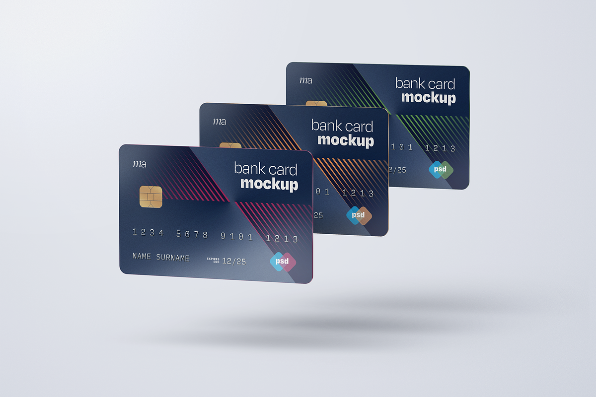 Debit Bank Card Mockup, a Product Mockup by Xtrahive