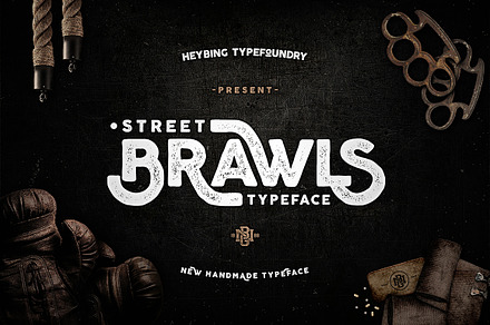 Brawls Typeface + Bonus, a Font by Heybing Supply Co.